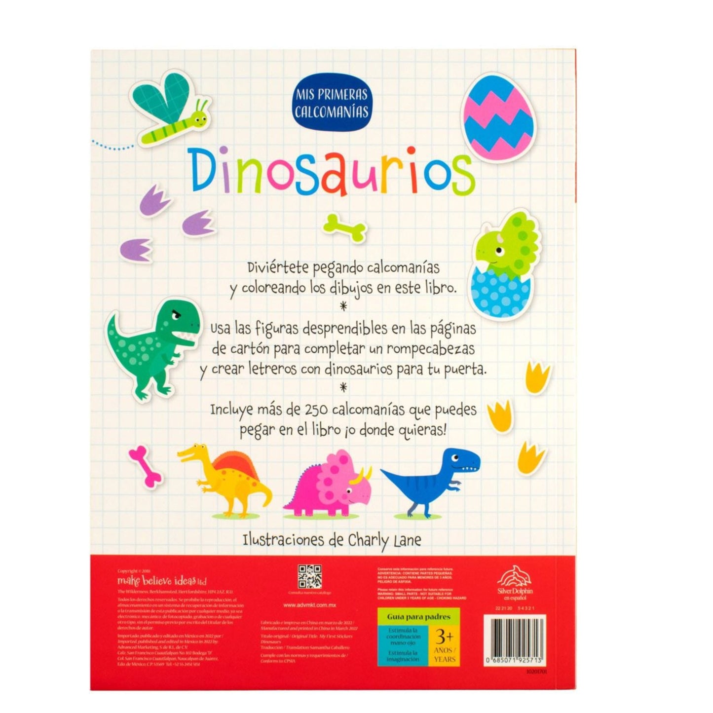 Mis primeras calcomanias: Dinosaurios.