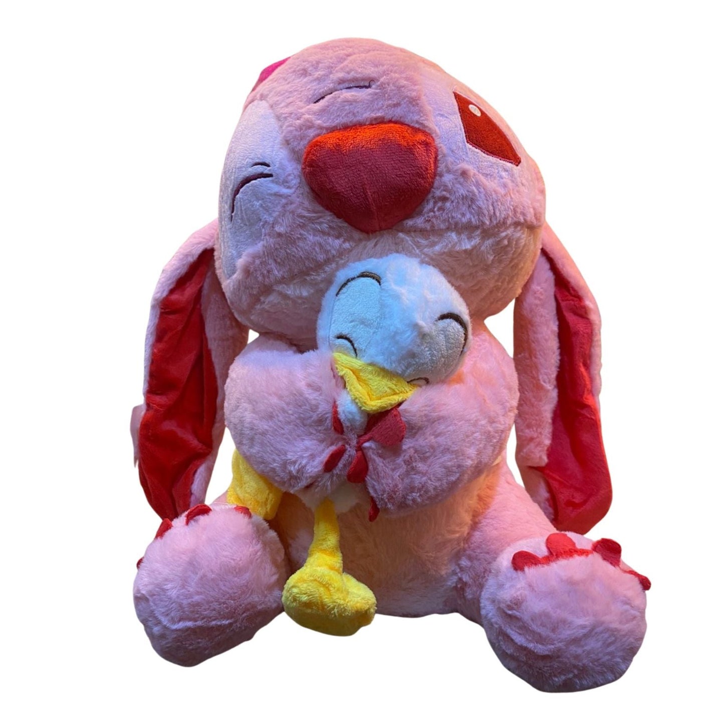 ⭐ Peluche Angel abrazando patito