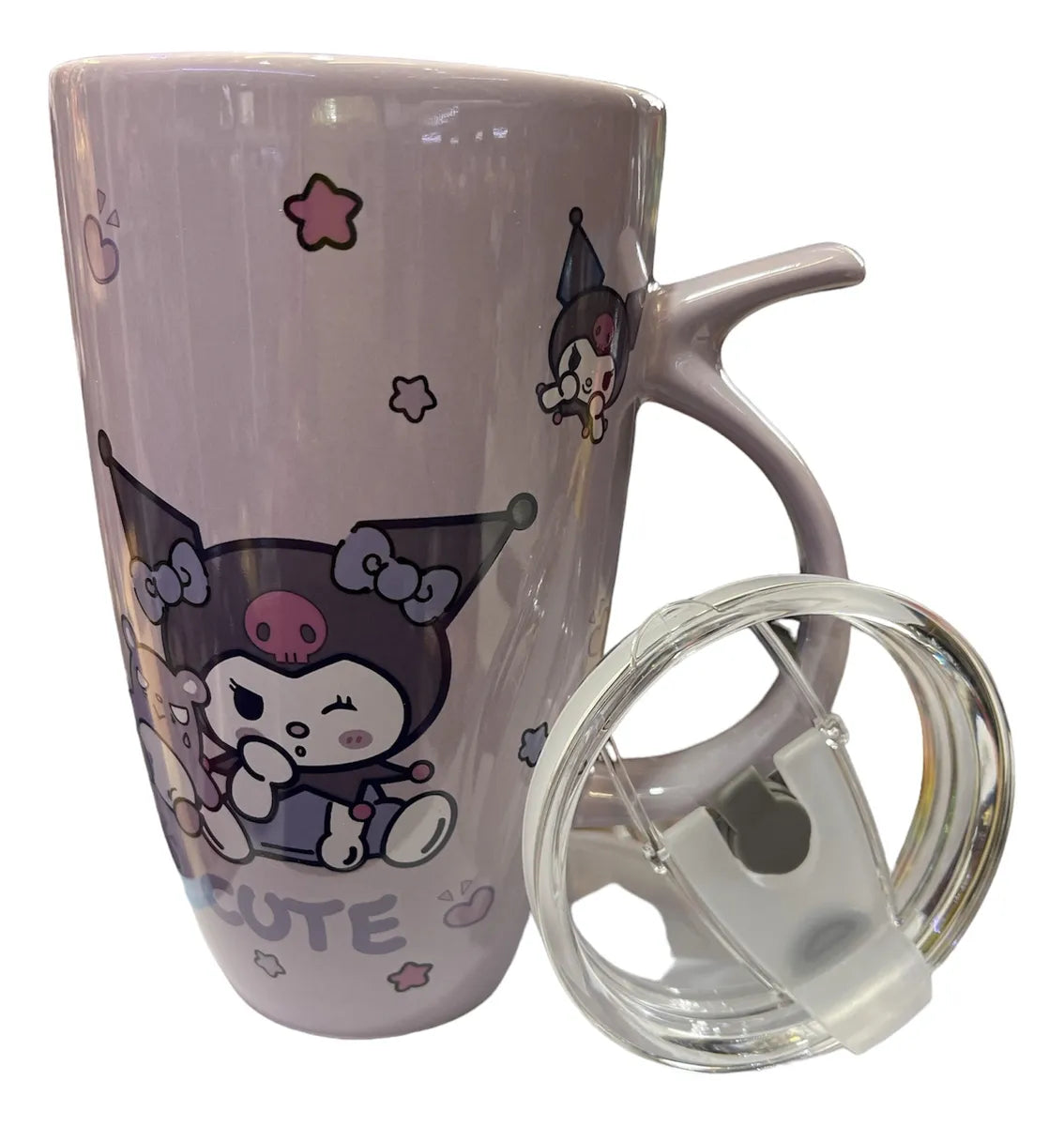 Taza Kuromi con tapa