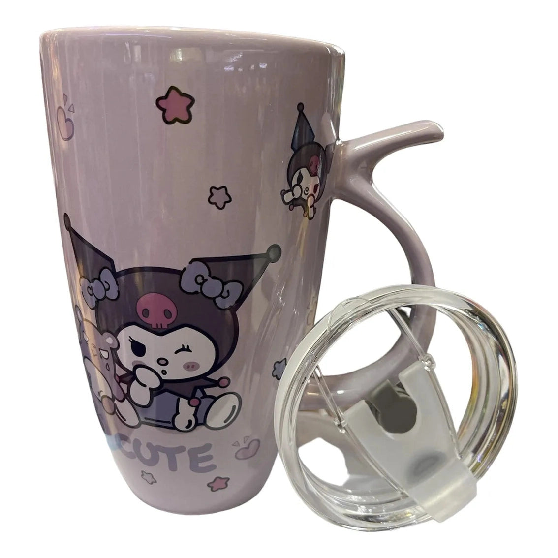 Taza Kuromi con tapa