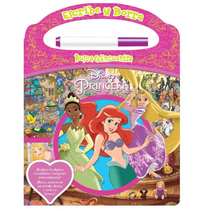 Escribe Y Borra / Busca Y Encuentra. Disney Princesa / Pd.