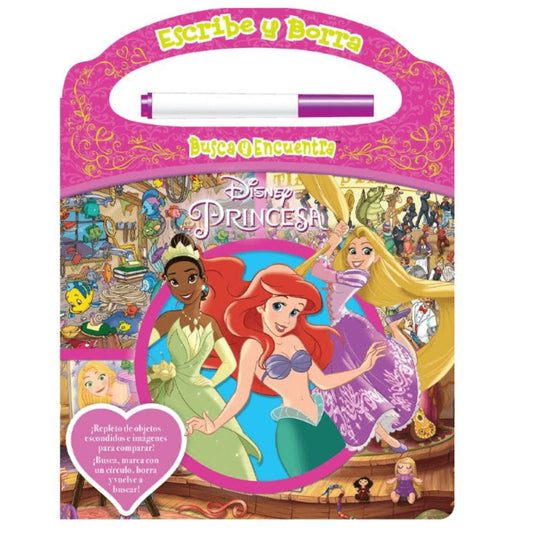 Escribe Y Borra / Busca Y Encuentra. Disney Princesa / Pd.
