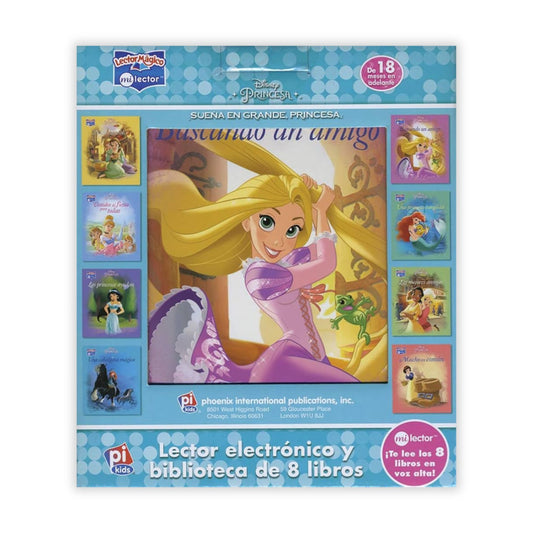 Lector Magico Disney Princesas Sueña En Grande Princesa / Pd. (incluye 8 Libros)