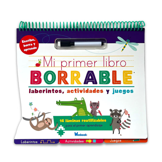 Mi Primer Libro Borrable -Laberintos, Activi.Y Juegos- (C/Plumon)
